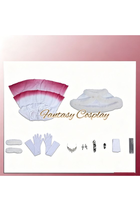 Identity V Collaboration Sapporo Snow Festival Bloody Queen White Gown Cosplay Costume